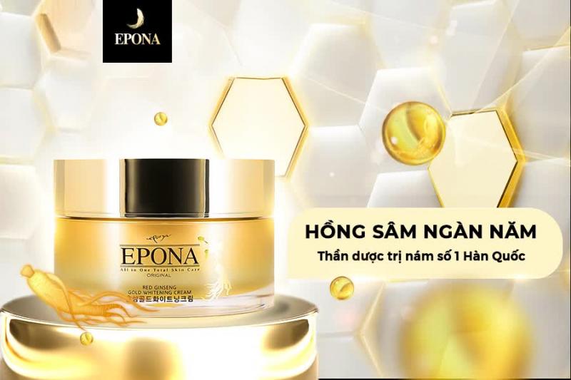 Kem dưỡng trắng giảm thâm nám hồng sâm ngàn năm Epona Original Ginseng