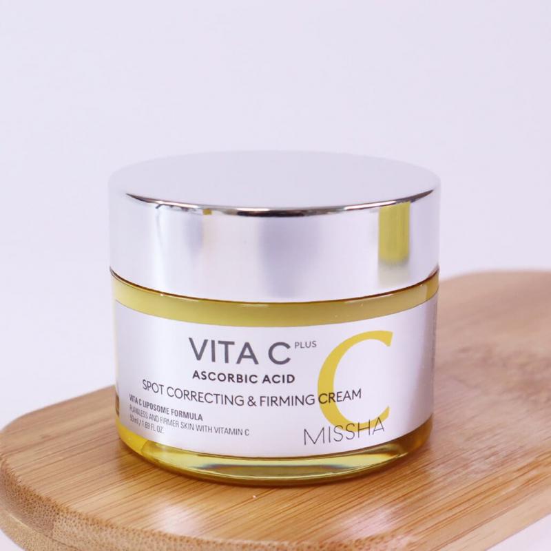 Kem Dưỡng Trắng, Mờ Thâm Nám Missha Vita C Plus Spot Correcting & Firming Cream