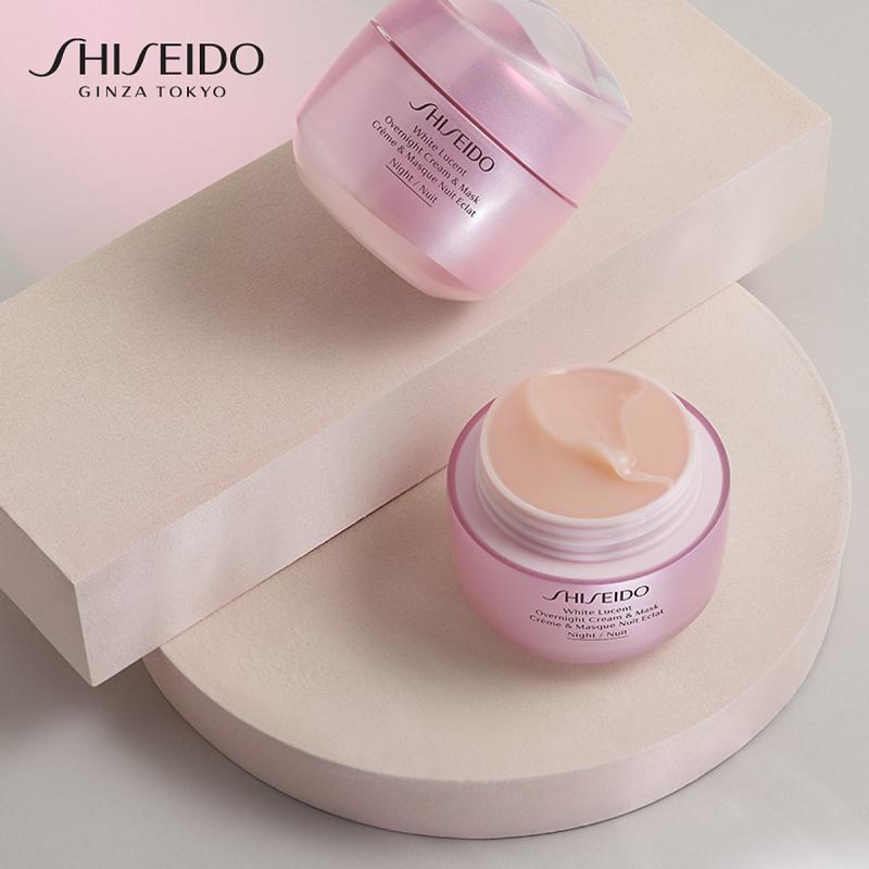 Kem dưỡng và mặt nạ ban đêm Shiseido White Lucent Overnight Cream & Mask