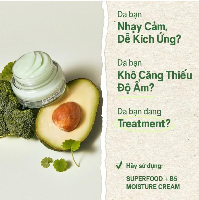 Kem dưỡng Vegick Superfood + B5 Moisture Cream