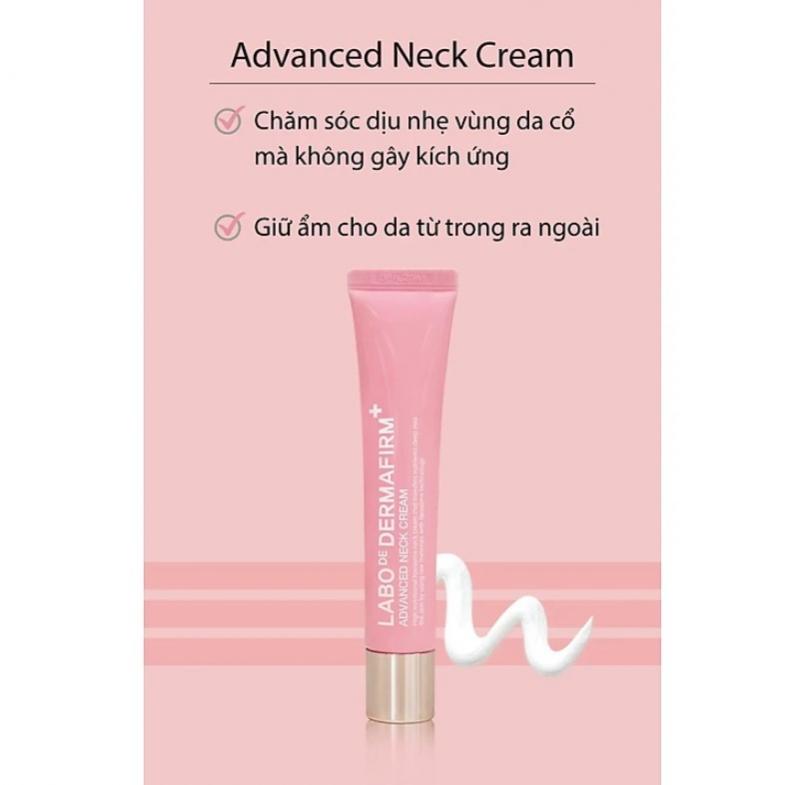 Kem giảm nếp nhăn trẻ hóa vùng cổ Labo Dermafirm - Advanced Neck Cream