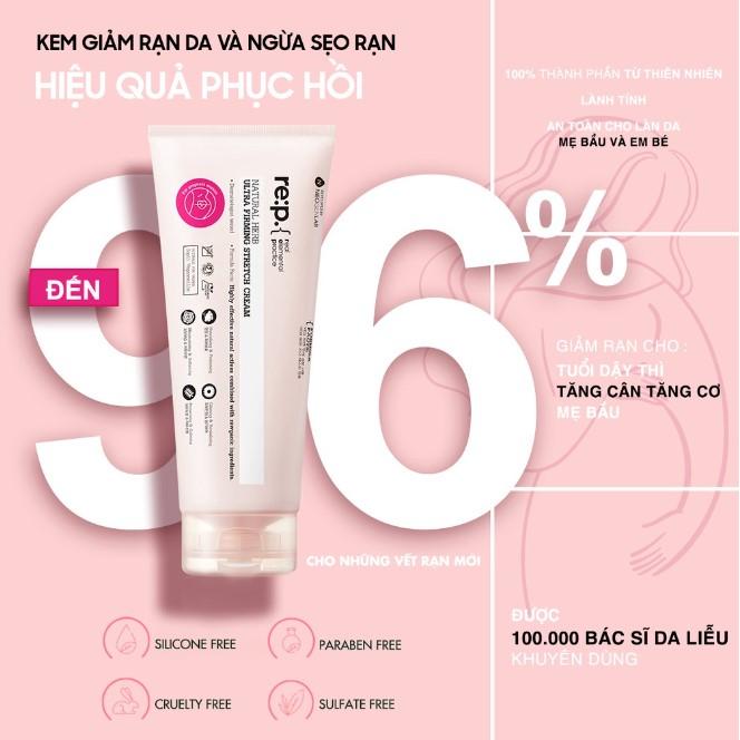 Kem giảm rạn, mờ sẹo RE:P Natural Herb Ultra Firming Stretch Cream