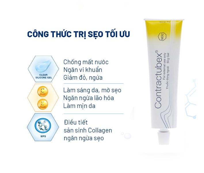 Kem làm mờ sẹo Contractubex 30g