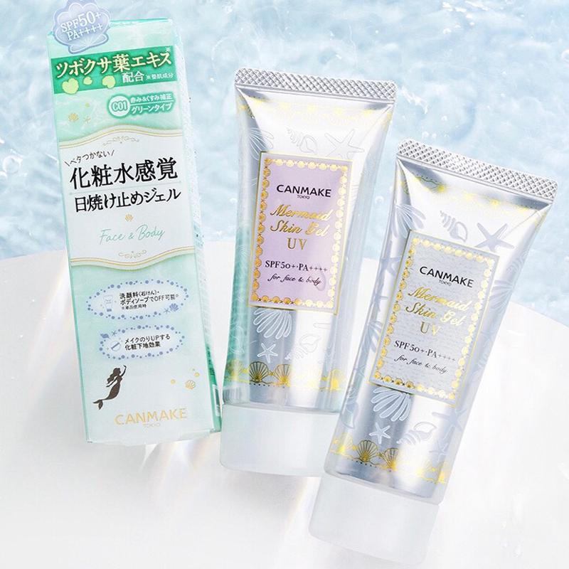 Kem lót chống nắng Canmake Mermaid Skin Gel UV SPF50+ PA++++