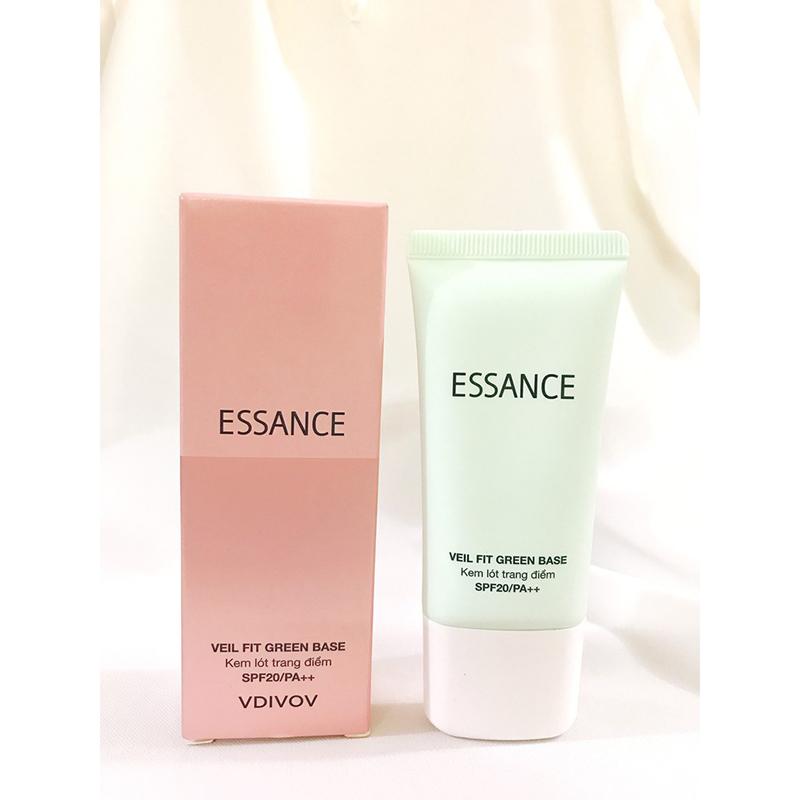 Kem lót hiệu chỉnh sắc da kiểm soát dầu Essance Veil Fit Green Base SPF20 PA++