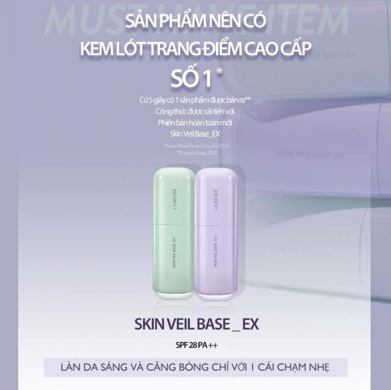 Kem lót Laneige Skin Veil Base No.60 Mint Green