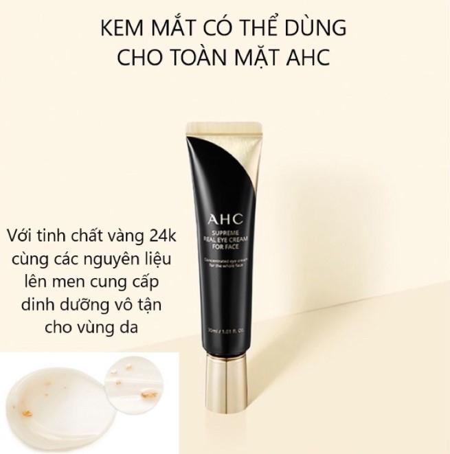 Kem mắt AHC Ultimate Real Eye Cream For Face