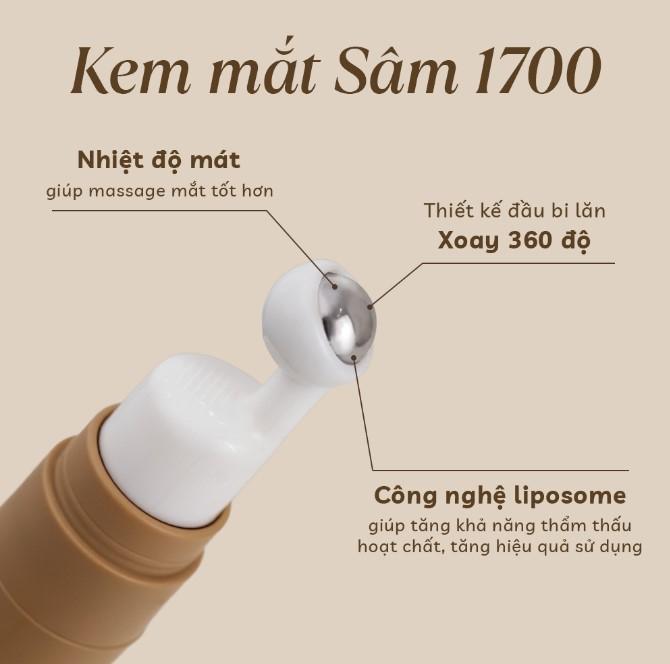 Kem mắt Sâm 1700 Cỏ Mềm