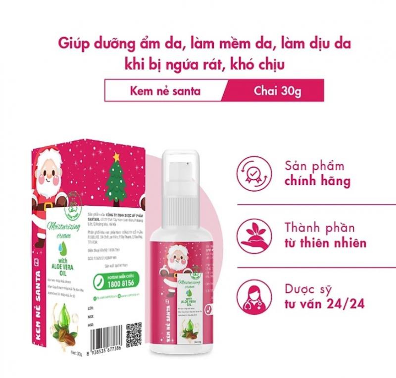 Kem nẻ dưỡng ẩm gót chân khô da Santafa