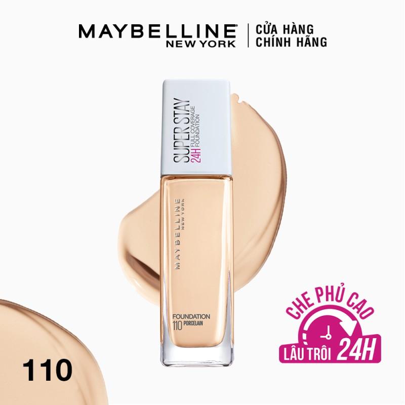 Kem nền che khuyết điểm 24H lâu trôi che phủ cao SuperStay Full Coverage Foundation Maybelline New York