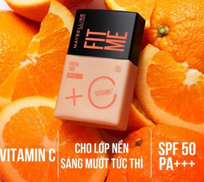 Kem nền Maybelline New York Fit Me Fresh Tint SPF50/PA+++