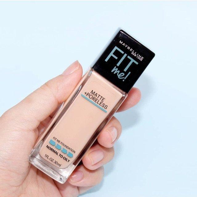 Kem nền chống nắng Fit Me Maybelline New York Matte Poreless Foundation SPF 22