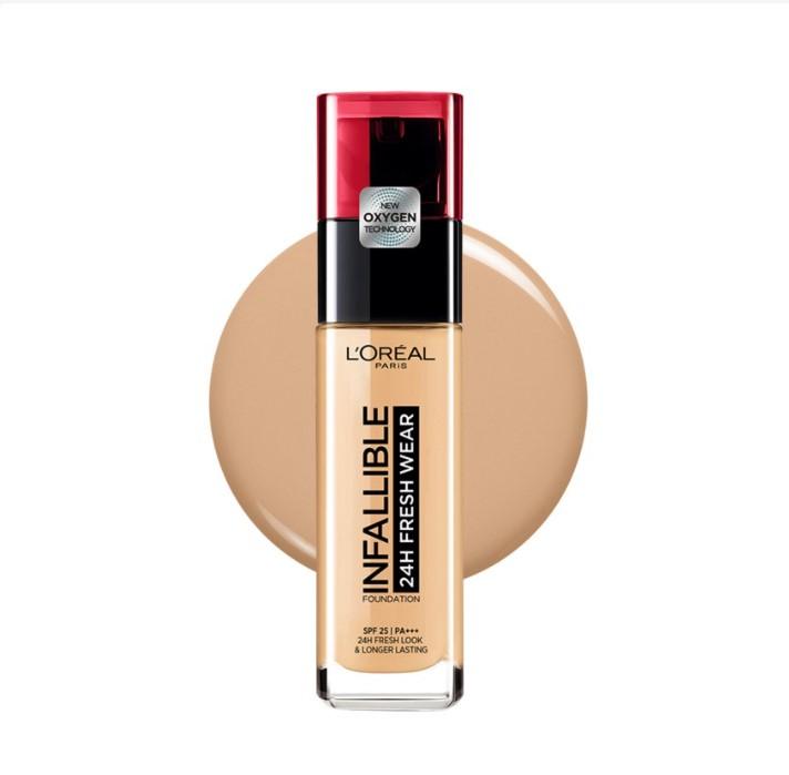 Kem nền mịn nhẹ lâu trôi L'Oreal Paris Infallible 24h Fresh Wear Liquid Foundation