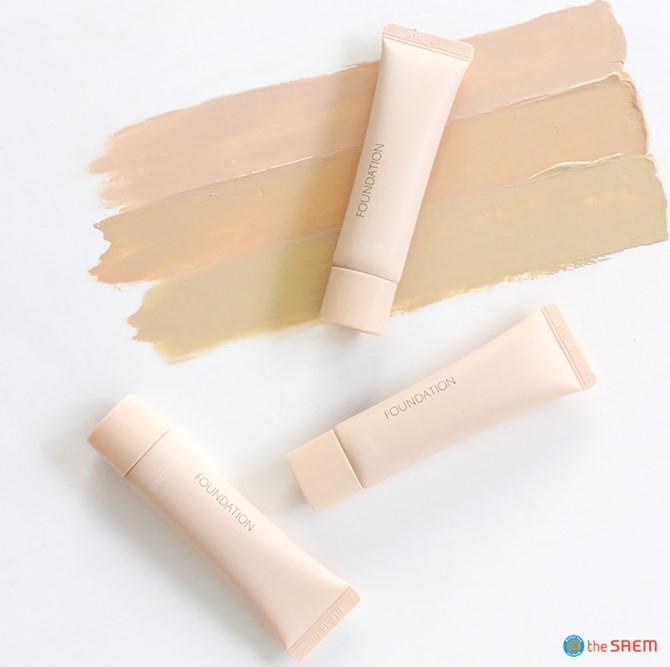 Kem nền The Saem Saemmul Airy Cotton Foundation SPF30/PA++