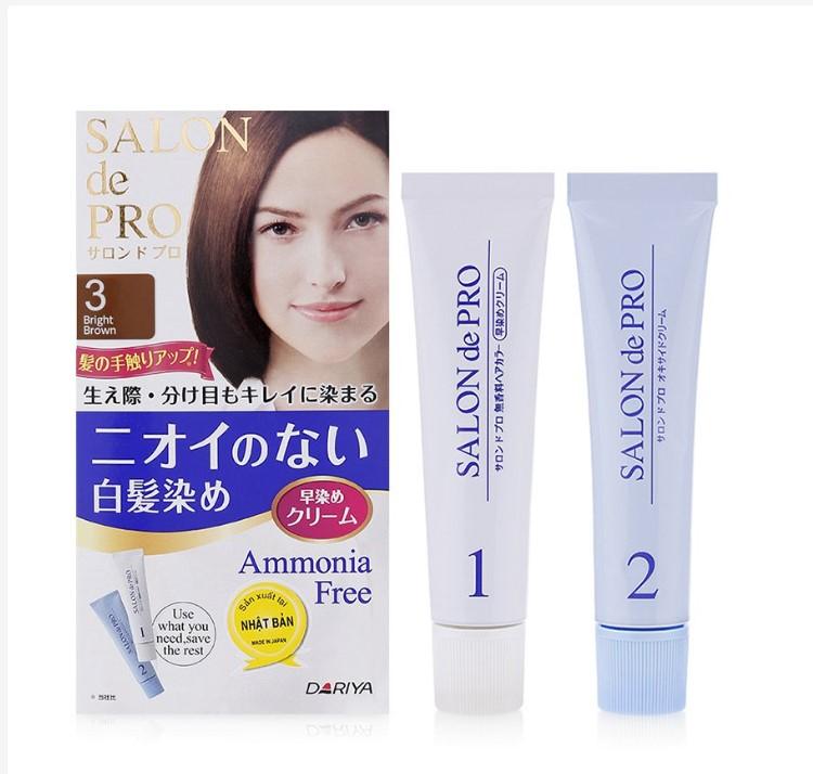 Kem nhuộm tóc Salon de Pro 5 Natural Brown Dariya