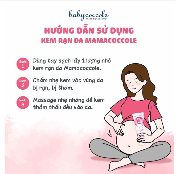 Kem rạn da cho mẹ bầu mang thai và sau sinh Mammacoccole