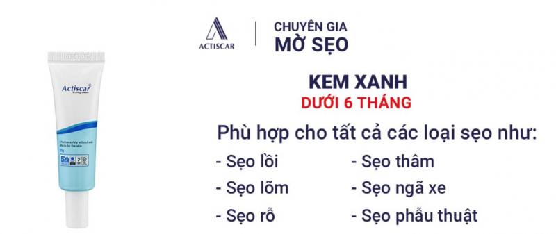 Kem sẹo Actiscar