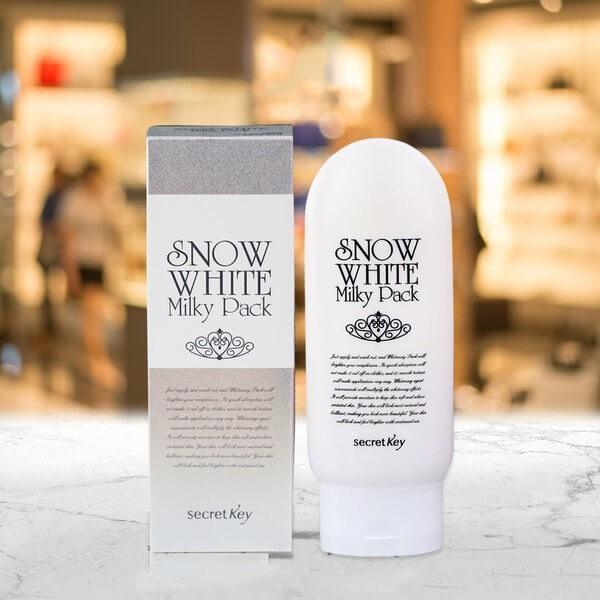 Kem dưỡng trắng mặt và toàn thân Secret Key Snow White Milky Pack