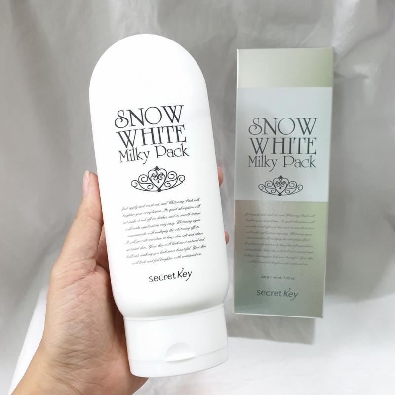 Kem dưỡng trắng mặt và toàn thân Secret Key Snow White Milky Pack