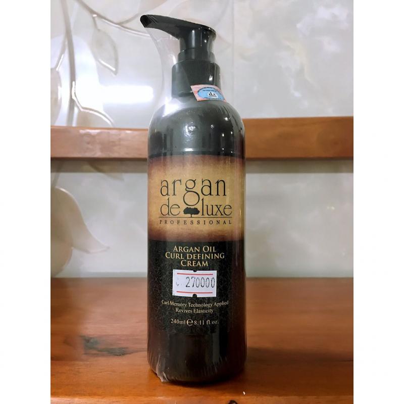 Kem tạo kiểu tóc uốn xoăn – Argan Deluxe