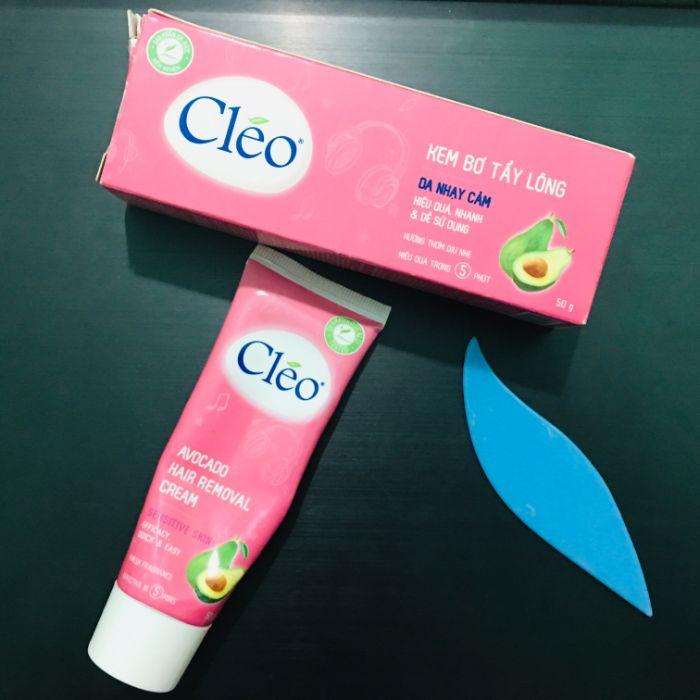 Kem tẩy lông cho da nhạy cảm Cleo Avocado Hair Removal Cream Sensitive Skin