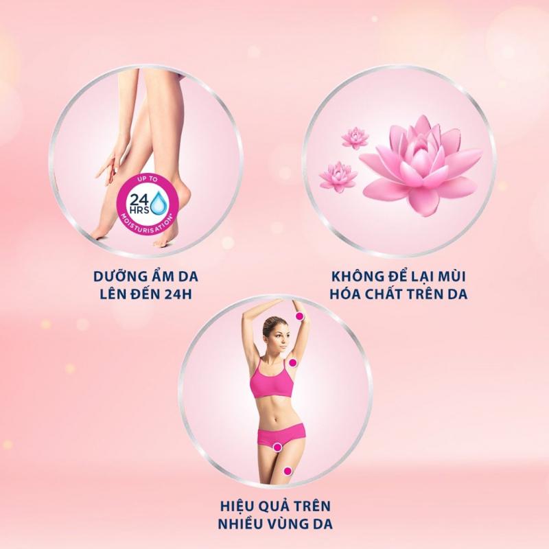 Kem tẩy lông cho da nhạy cảm Veet Silk Fresh