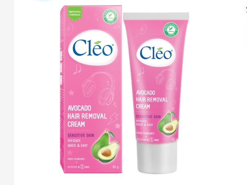 Kem tẩy lông Cleo Avocado Hair Removal Cream Sensitive Skin