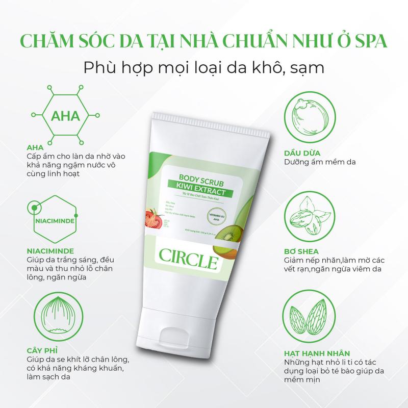 Kem tẩy tế bào chết BODY SCRUB KIWI EXTRACT CIRCLE