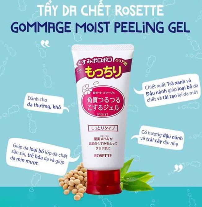 Kem tẩy tế bào chết Rosette Gommage Peeling Gel