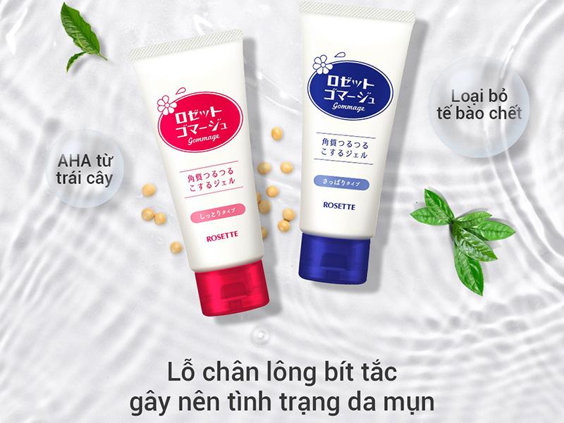 Kem tẩy tế bào chết Rosette Gommage Peeling Gel