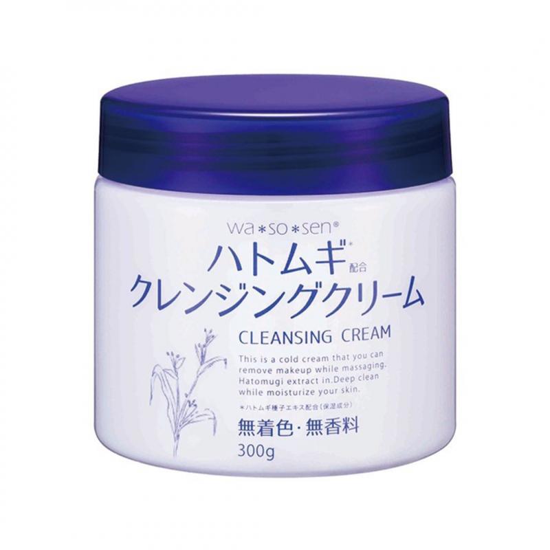 Kem tẩy trang Wasosen Hatomugi Cleansing Cream