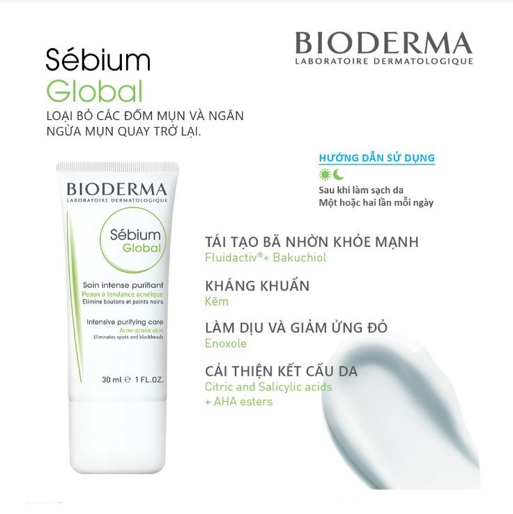 Kem trị mụn Bioderma Sebium Global