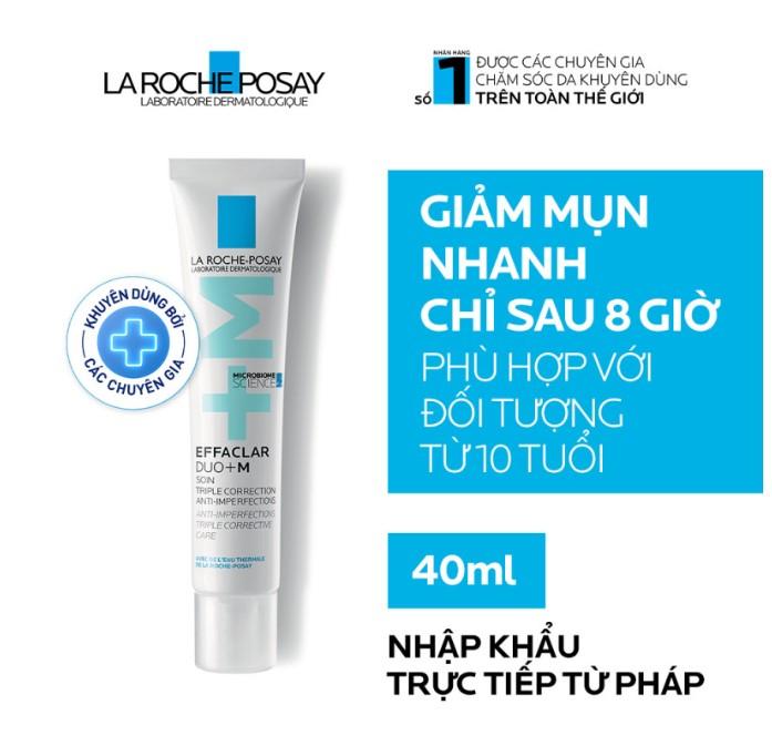 Kem dưỡng da thông thoáng lỗ chân lông ngừa thâm và mụn La Roche-Posay Effaclar Duo+ 40ml