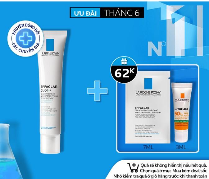 Kem trị mụn La Roche Posay Effaclar Duo+