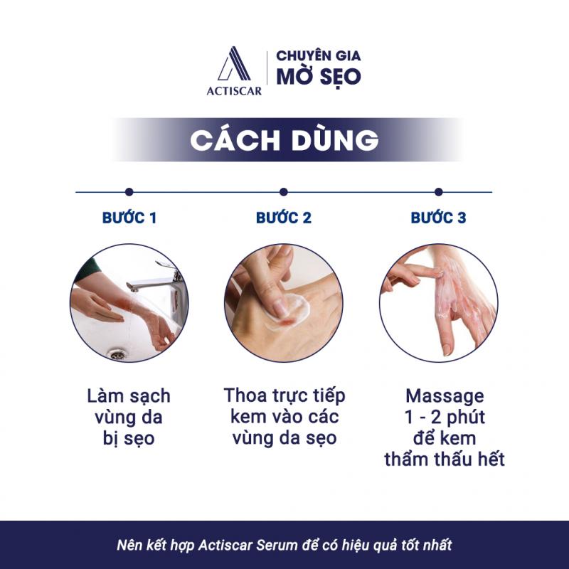 Kem trị sẹo bỏng Actiscar