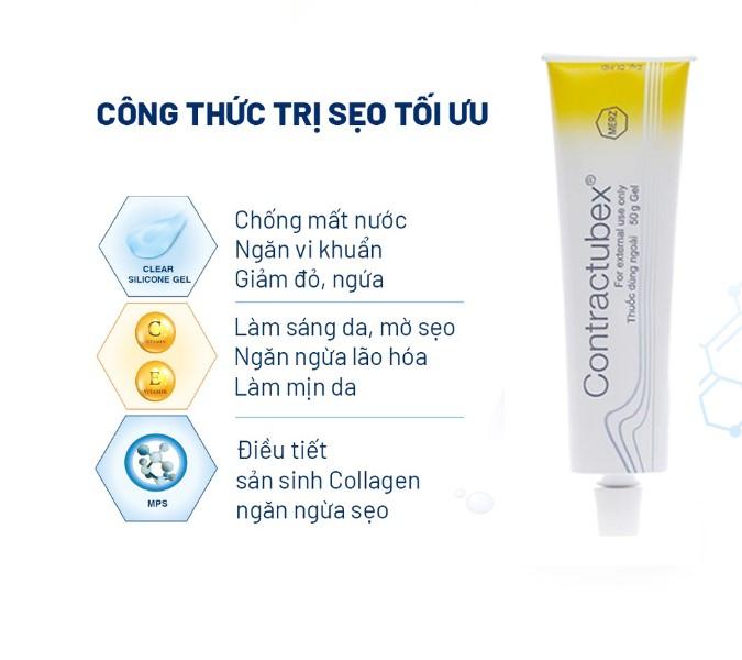 Kem trị sẹo Contractubex