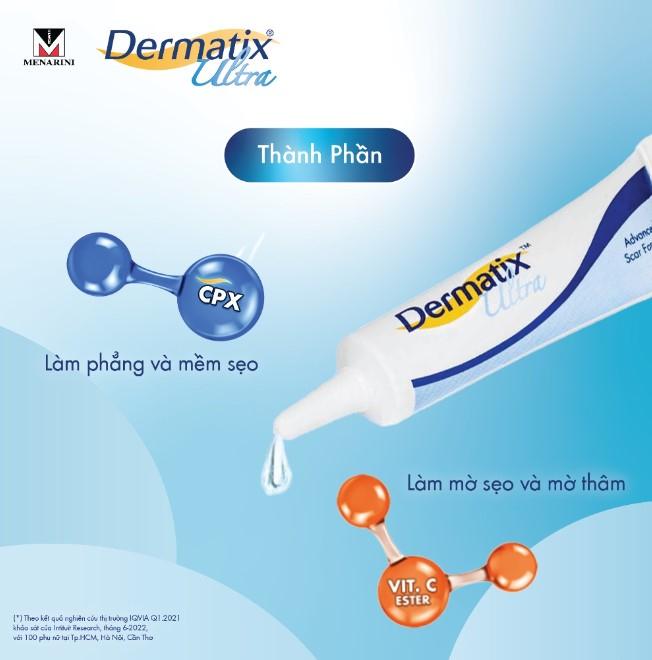 Kem trị sẹo Dermatix Ultra