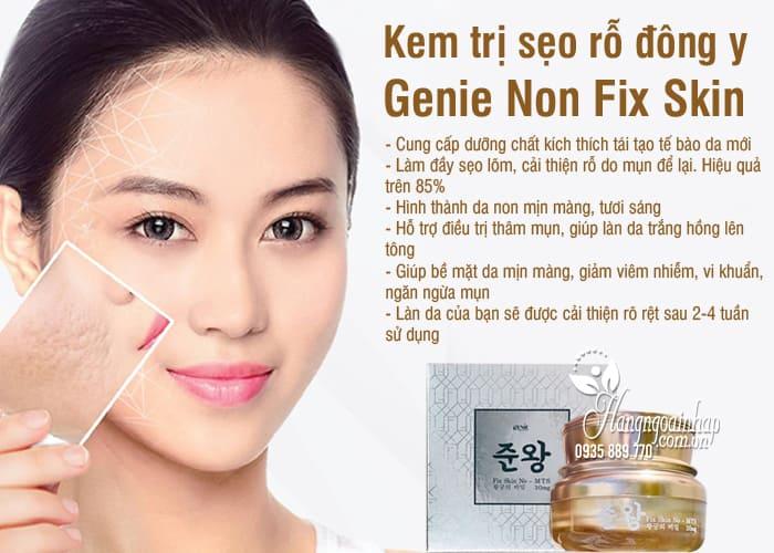 Kem trị sẹo rỗ đông y Genie Non Fix Skin 30g Hàn Quốc