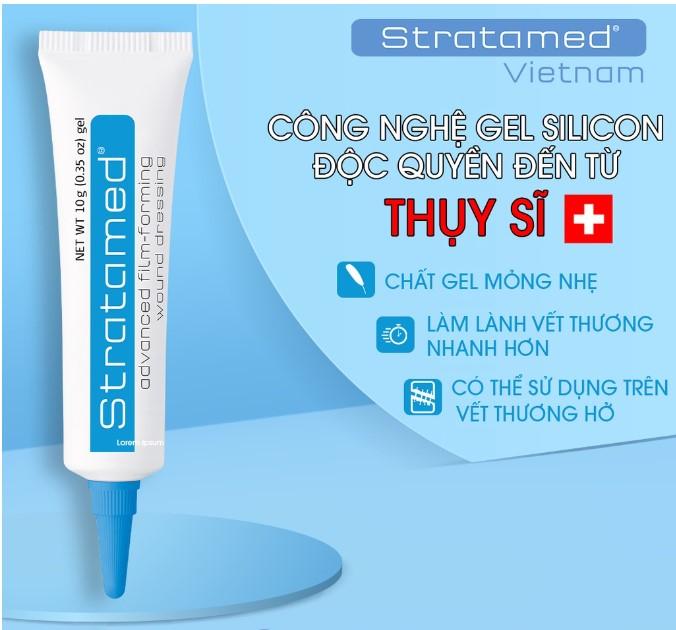 Kem trị sẹo Stratamed