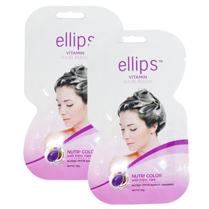 Kem ủ tóc Ellips dưỡng chất nuôi tóc khỏe chăm sóc tóc nhuộm
