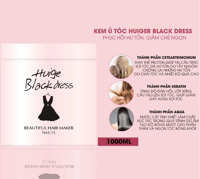Kem ủ tóc Huiger Black Dress