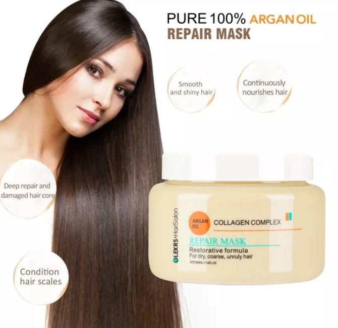 Kem ủ tóc phục hồi siêu mượt Olexrs Hair Salon Collagen Complex