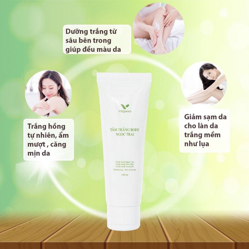 Kem ủ trắng body V9Queen giúp làm trắng da toàn thân cấp tốc tắm trắng body