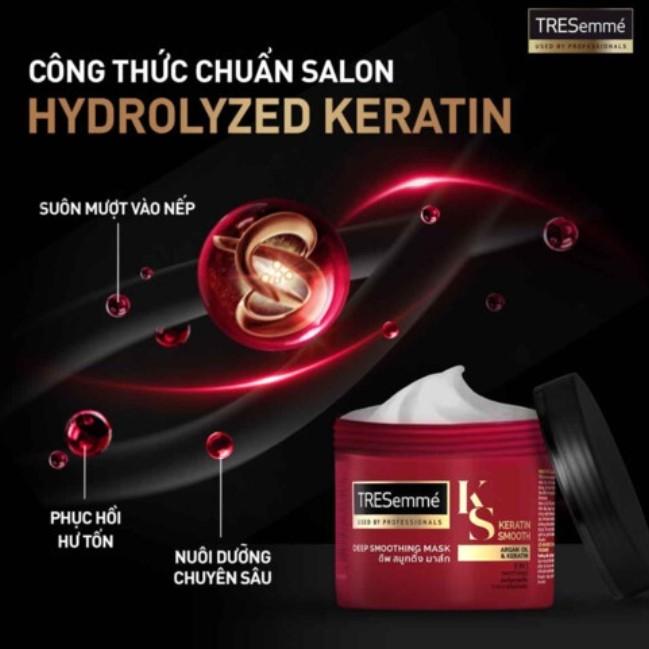 Kem ủ Tresemmé Keratin Smooth tinh dầu Argan