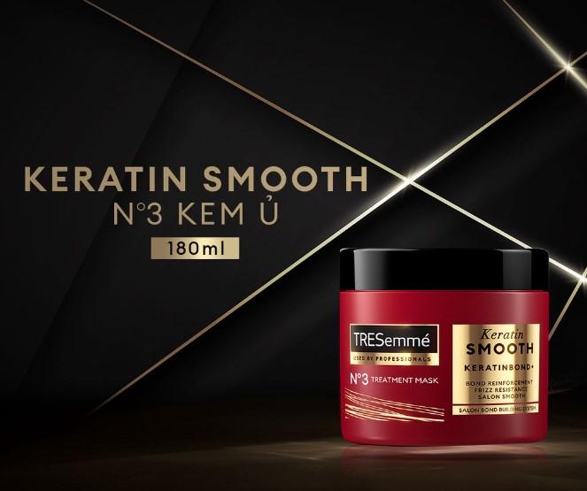 Kem ủ vào nếp mềm mượt TRESemmé Keratin Smooth