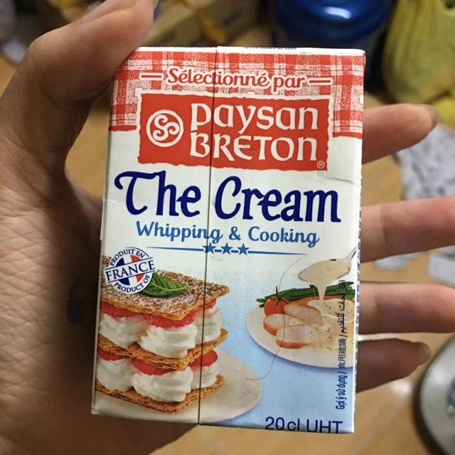 Whipping cream Paysan Breton