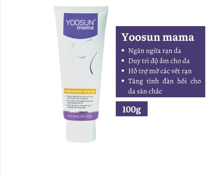 Kem Yoosun Mama - Giải pháp ngăn ngừa, phục hồi rạn da