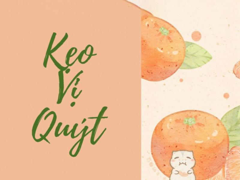 Kẹo dẻo vị quýt