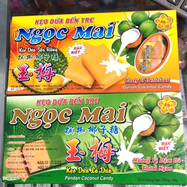 Top 5 thương hiệu kẹo dừa nổi tiếng nhất tại Bến Tre