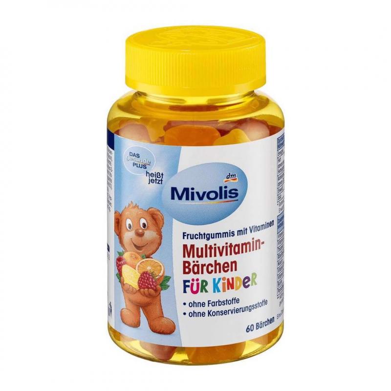 Kẹo gấu của Đức Mivolis Multivitamin Barchen